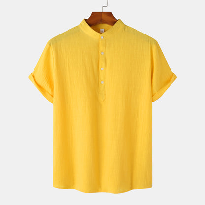 Summer Breeze Linen-Cotton Shirt