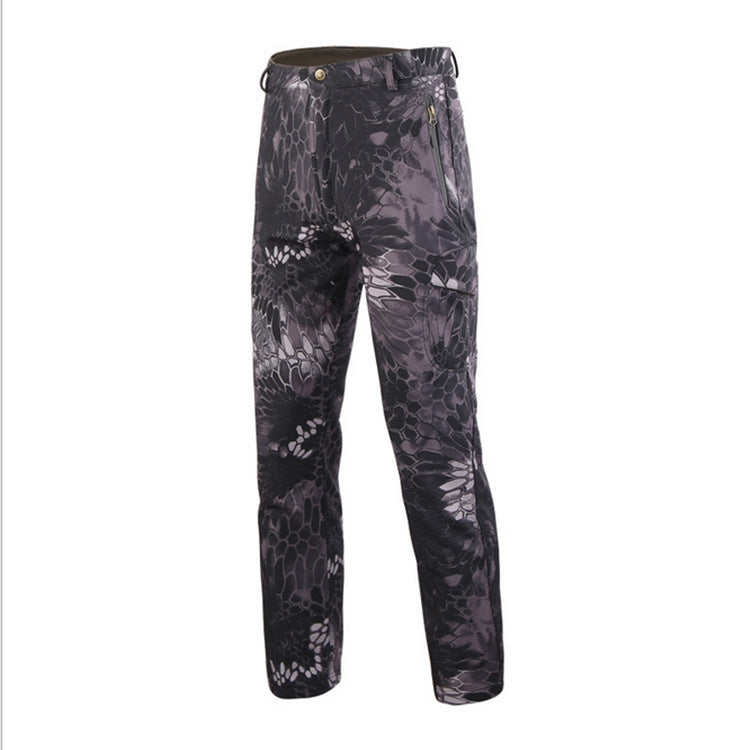 Men's 3-in-1 Fleece Windproof Outdoor Pants