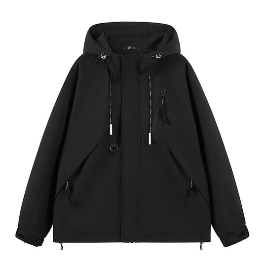 Men's Windproof Waterproof Climbing Jacket for Outdoor Sports