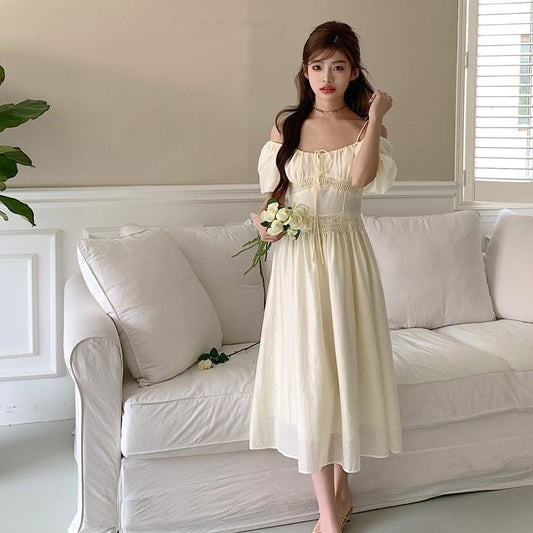 Off-Shoulder Summer Dress for Women