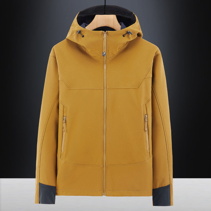 Men's Soft Shell Jacket - Windproof, Waterproof, Outdoor